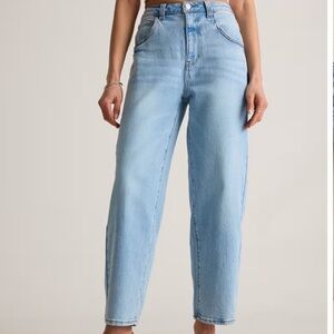 Quince Bella Stretch Barrel Jeans